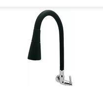 Torneira Flexível Cozinha Preto Parede Duplo Jato Cone 1/4-LUXO