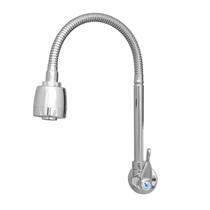 Torneira Flexível de Pia de Cozinha para Parede Bica Móvel Gourmet ¼ volta Inox Metal C38 Iguatemi