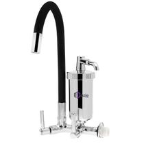 Torneira Flexível Filtro Gourmet Emborrachada Preta Parede