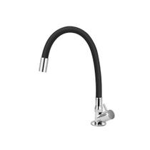 Torneira Flexível Mesa/Bancada Cozinha Gourmet Preta Black