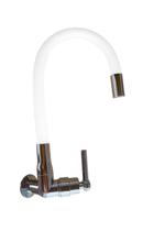 Torneira flexível wimflex fit parede branca wim metais