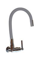 Torneira flexível wimflex fit parede cinza wim metais