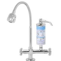 Torneira Furkin Cozinha Gourmet Flexível Mesa Filtro Slim