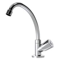 Torneira Gold Flex Cozinha Bica Móvel Mesa Inox C-50