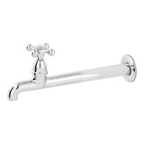 Torneira Gold Flex Fixa Parede Inox 18 cm C-52