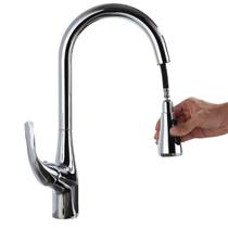 Torneira Goumert Extensivel Pia Cozinha Luxo Bancada Monocomando Agua Quente Fria 3 Modos Jatos Moderna Sofisticada Resistente