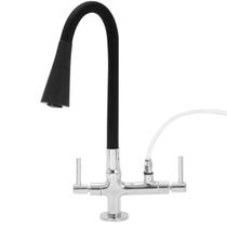 Torneira Gourmet Bancada Mesa Saida Filtro Purificador Metal