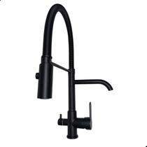 Torneira Gourmet Black Monocomando 50 cm com Saída para Filtro Stillus Home Torneira Gourmet Black Monocomando 50 cm com Saída para Filtro Stillus Home