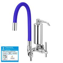 Torneira Gourmet Com Filtro Bancada Flexível Luxo Mecanismo De Bucha - Um Novo Conceito.