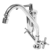 Torneira Gourmet com Filtro Mesa Alavanca X Redonda Tubo J 3323 Torneira Gourmet com Filtro Mesa Alavanca X Redonda Tubo J 3323
