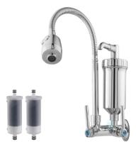 Torneira Gourmet Com Filtro Parede + 2 Refils