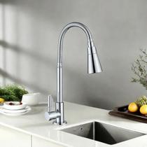 Torneira Gourmet Cozinha Bancada Pia 2 Jatos Luxo - Vilain
