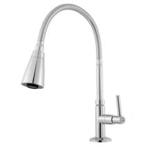 Torneira Gourmet Cozinha Bancada Pia Flexível 2 Jatos Abs