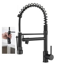 Torneira Gourmet Cozinha Dois Jatos Monocomando Aerador Misturador Agua Fria Quente Luxo Mesa Pia Bancada Area Externa Sofisticado