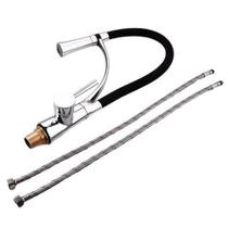 Torneira Gourmet Cozinha Ducha Spray Preta F