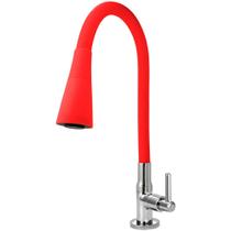 Torneira Gourmet Cozinha Flexível Cone 2 Jatos Vermelha Mesa C34 Del Metais Torneira Gourmet Cozinha Flexível Cone 2 Jatos Vermelha Mesa C34 Del Metais