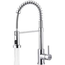 Torneira Gourmet Cozinha Inox Cromado Misturador Quente/Frio Alta Pressão Flexível - Yab Torneira Gourmet Cozinha Inox Cromado Misturador Quente/Frio Alta Pressão Flexível - Yab
