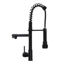 Torneira Gourmet Cozinha Monocomando Luxo Dois Jatos Misturador Agua Fria Quente Aerador Mesa Pia Bancada Sofisticada