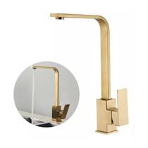 Torneira Gourmet Cozinha Monocomando Misturador Dourada Luxo