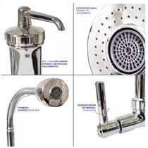 Torneira Gourmet de Cozinha de Parede com Filtro Cromada C34 CasaGrande Mundial Estilo, Flexibilidade e Água Pura