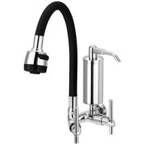 Torneira Gourmet De Cozinha Parede Com Filtro Preta C61 CasaGrande Mundial Torneira Gourmet De Cozinha Parede Com Filtro Preta C61 CasaGrande Mundial