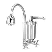 Torneira Gourmet de Parede para Cozinha com Filtro e Bica Flexível