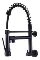 Torneira Gourmet de Parede Preto