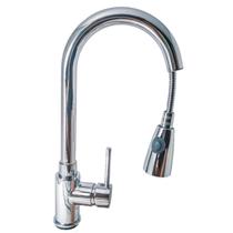 Torneira Gourmet Extensível Metal Cromado Misturador