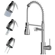 Torneira Gourmet Flexível Com Saída de Filtro Monocomando Cromado Torneira Gourmet Flexível Com Saída de Filtro Monocomando Cromado