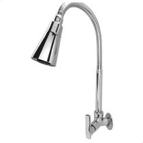 Torneira Gourmet Flexível Cone Parede Cozinha Metal 8008 Aca Torneira Gourmet Flexível Cone Parede Cozinha Metal 8008 Aca