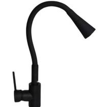 Torneira Gourmet Inox Cano Emborrachado Preto Fosco Luxo!!!
