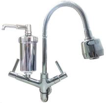 Torneira Gourmet Metal Filtro Parede Aladim Cozinha Pia