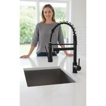Torneira Gourmet Mola Preta 50cm - Sofisticação e Praticidad