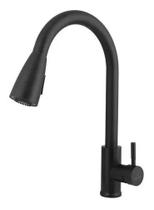 Torneira Gourmet Mono Comando Preto Fosco Extensível Cozinha