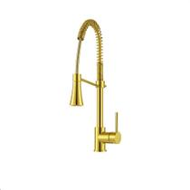 Torneira gourmet monocomando 1 saida redonda 50 cm - dourado