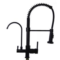 Torneira Gourmet Monocomando com Entrada para Filtro Preta - TOR-006 - STILLUS HOME Torneira Gourmet Monocomando com Entrada para Filtro Preta - TOR-006 - STILLUS HOME