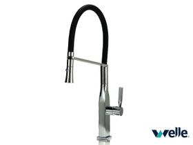 Torneira Gourmet Monocomando Com Mangueira Preta Welle Torneira Gourmet Monocomando Com Mangueira Preta Welle