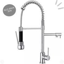 Torneira Gourmet Monocomando Cromada Cozinha Pia 50cm