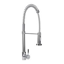 Torneira gourmet monocomando cromada extensível 360 com 2 jatos