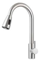 Torneira Gourmet Monocomando Extensível 40cm Aço Inox Escovado Água Quente Fria Design Premium Domum Torneira Gourmet Monocomando Extensível 40cm Aço Inox Escovado Água Quente Fria Design Premium Domum