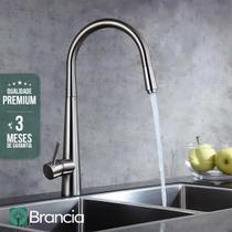 Torneira Gourmet Monocomando Extensível Cozinha Aço Inox Ducha Retrátil Quente Fria Brancia Torneira Gourmet Monocomando Extensível Cozinha Aço Inox Ducha Retrátil Quente Fria Brancia