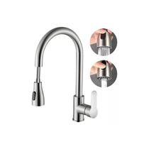 Torneira Gourmet Monocomando Extensor Ducha Inox