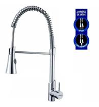 Torneira Gourmet Monocomando fria quente cromada 50cm GT844 - Lorben