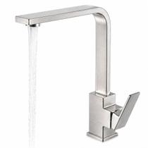 Torneira Gourmet Monocomando Giratória Bica Alta Aço Escovado Torneira Gourmet Monocomando Giratória Bica Alta Aço Escovado