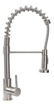 Torneira Gourmet Monocomando Premium Escovada Aço Inox 304