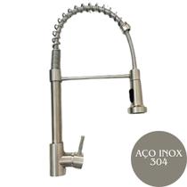 Torneira Gourmet Monocomando Premium Escovada