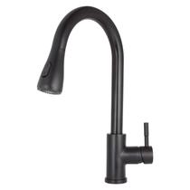 Torneira Gourmet Monocomando Preto Fosco Extensível Preto Fosco Torneira Gourmet Monocomando Preto Fosco Extensível Preto Fosco