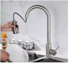 Torneira Gourmet Monocomando Pull Down 360 Cozinha Escovada Torneira Gourmet Monocomando Pull Down 360 Cozinha Escovada
