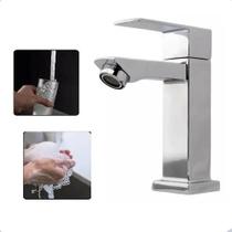 Torneira Gourmet Para Banheiro Quadrada Abs Sn22 Snel Metais Cor: Cromado