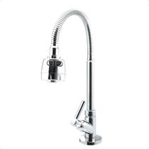 Torneira Gourmet para Cozinha Mesa Bancada Abs Bica Móvel Tubo Cano Flexível Giratória Chuveirinho Torneira Gourmet para Cozinha Mesa Bancada Abs Bica Móvel Tubo Cano Flexível Giratória Chuveirinho